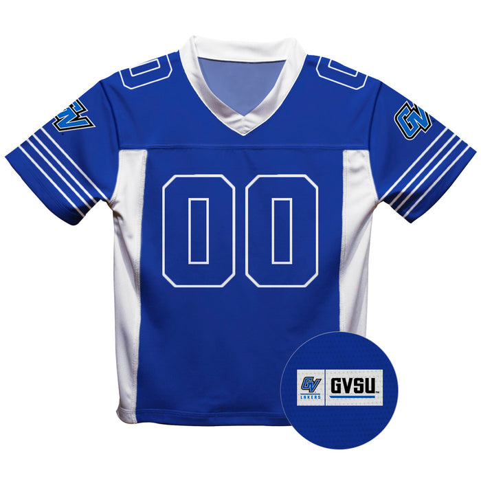 Grand Valley State Lakers  Vive La Fete Game Day Blue Boys Fashion Football T-Shirt - Vive La Fête - Online Apparel Store