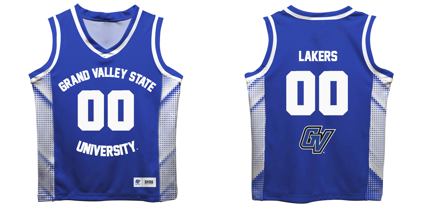 Grand Valley State Lakers  Vive La Fete Game Day Blue Boys Fashion Basketball Top - Vive La Fête - Online Apparel Store