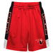 Hawaii Hilo Vulcans Vive La Fete Game Day Red Stripes Boys Solid Black Athletic Mesh Short