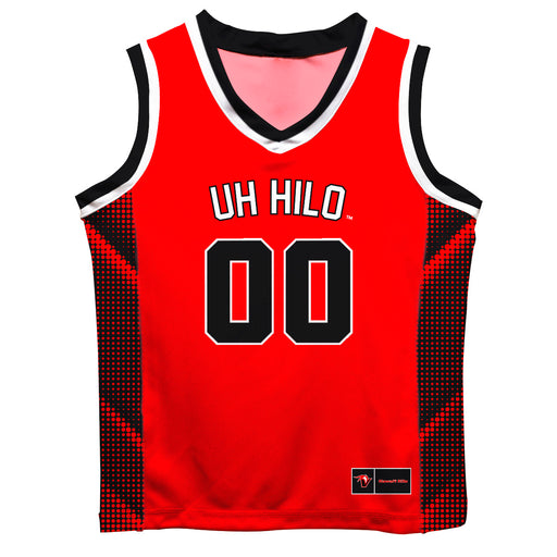 Hawaii Hilo Vulcans Vive La Fete Game Day Red Boys Fashion Basketball Top