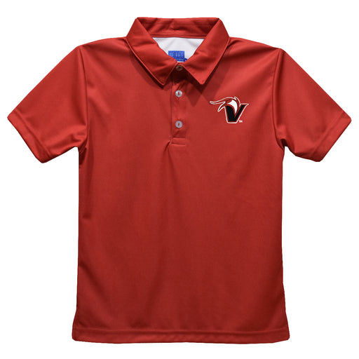 Hawaii Hilo Vulcans Embroidered Red Short Sleeve Polo Box