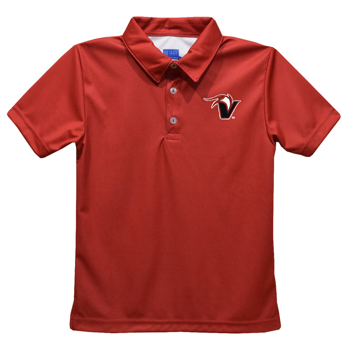 Hawaii Hilo Vulcans Embroidered Red Short Sleeve Polo Box