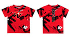 Hawaii Hilo Vulcans Vive La Fete Boys Game Day Red Short Sleeve Tee Paint Brush - Vive La Fête - Online Apparel Store