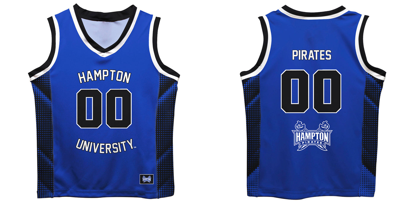 Hampton Pirates Vive La Fete Game Day Blue Boys Fashion Basketball Top - Vive La Fête - Online Apparel Store