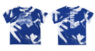 Hampton University Pirates Vive La Fete Boys Game Day Blue Short Sleeve Tee Paint Brush - Vive La Fête - Online Apparel Store