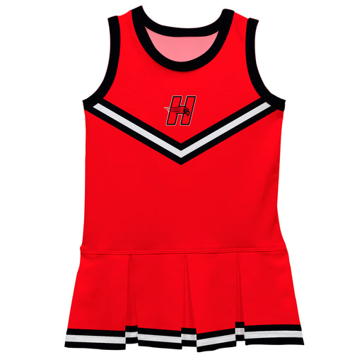 Hartford Hawks Vive La Fete Game Day Red Sleeveless Cheerleader Dress