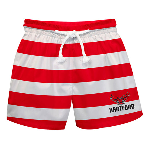 Hartford Hawks Vive La Fete Game Day Red White Flag Swimtrunks V1