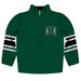 Hawaii Rainbow Warriors Vive La Fete Game Day Green Quarter Zip Pullover Stripes on Sleeves - Vive La Fête - Online Apparel Store