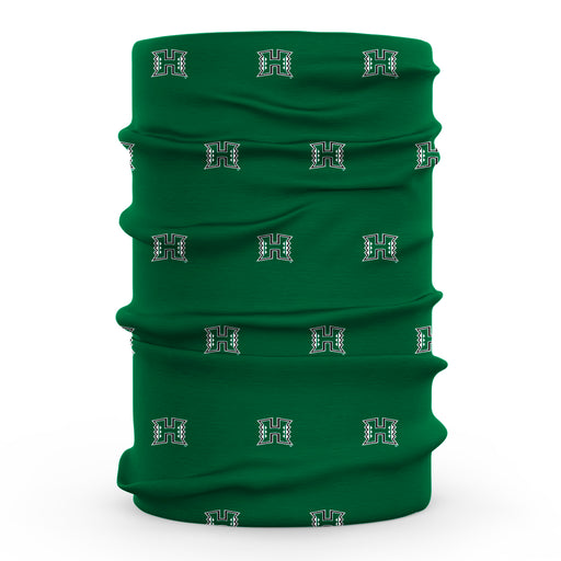 Hawaii Rainbow Warriors Vive La Fete All Over Logo Game Day Collegiate Face Cover Soft 4-Way Stretch Two Ply Neck Gaiter - Vive La Fête - Online Apparel Store