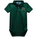 Hawaii Rainbow Warriors Embroidered Hunter Green Solid Knit Polo Onesie