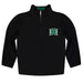 Hawaii Rainbow Warriors Vive La Fete Game Day Solid Black Quarter Zip Pullover Sleeves