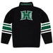 Hawaii Rainbow Warriors Vive La Fete Game Day Black Quarter Zip Pullover Stripes on Sleeves - Vive La Fête - Online Apparel Store