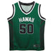 Hawaii Rainbow Warriors Vive La Fete Game Day Green Boys Fashion Basketball Top