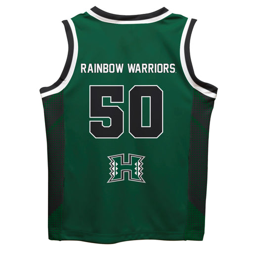 Hawaii Rainbow Warriors Vive La Fete Game Day Green Boys Fashion Basketball Top - Vive La Fête - Online Apparel Store