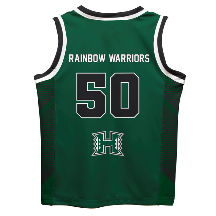 Hawaii Rainbow Warriors Vive La Fete Game Day Green Boys Fashion Basketball Top - Vive La Fête - Online Apparel Store