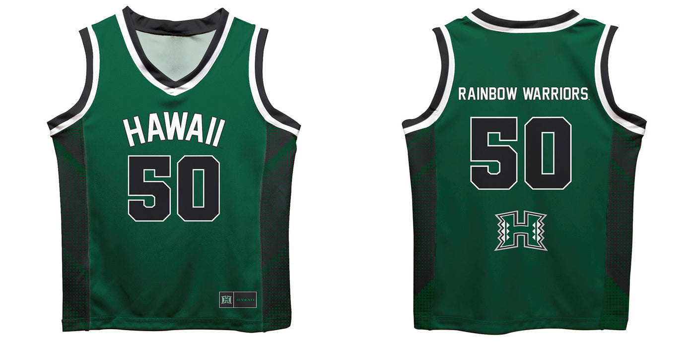 Hawaii Rainbow Warriors Vive La Fete Game Day Green Boys Fashion Basketball Top - Vive La Fête - Online Apparel Store