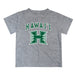 Hawaii Rainbow Warriors Vive La Fete Boys Game Day V2 Heather Gray Short Sleeve Tee Shirt