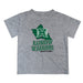 Hawaii Rainbow Warriors Vive La Fete State Map Heather Gray Short Sleeve Tee Shirt