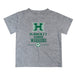 Hawaii Rainbow Warriors Vive La Fete Soccer V1 Heather Gray Short Sleeve Tee Shirt