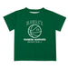 Hawaii Rainbow Warriors Vive La Fete Basketball V1 Green Short Sleeve Tee Shirt
