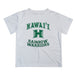 Hawaii Rainbow Warriors Vive La Fete Boys Game Day V1 White Short Sleeve Tee Shirt