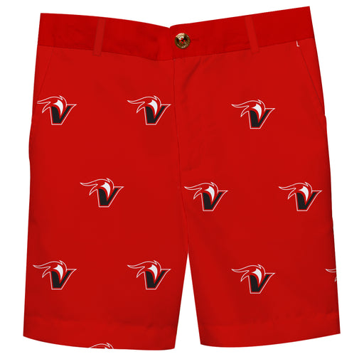 UH Hilo Vulcans Red Structured Short All Over Logo - Vive La Fête - Online Apparel Store