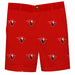 UH Hilo Vulcans Red Structured Short All Over Logo - Vive La Fête - Online Apparel Store