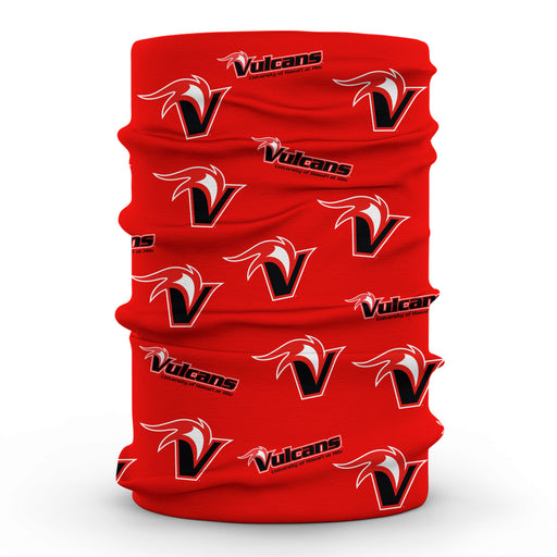 Hawaii Hilo VulcansVive La Fete All Over Logo Game Day  Collegiate Face Cover Soft 4-Way Stretch Neck Gaiter - Vive La Fête - Online Apparel Store