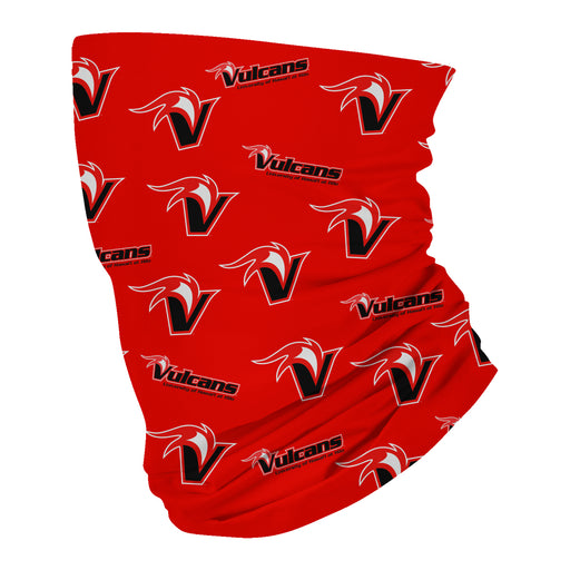 Hawaii Hilo VulcansVive La Fete All Over Logo Game Day  Collegiate Face Cover Soft 4-Way Stretch Neck Gaiter - Vive La Fête - Online Apparel Store