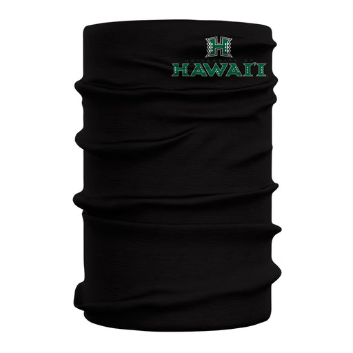 Hawaii Rainbow Warriors Neck Gaiter Solid Black - Vive La Fête - Online Apparel Store