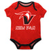 UH Hilo Vulcans Boys Onesie Red Short Sleeve - Vive La Fête - Online Apparel Store