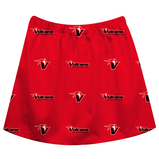 UH Hilo Vulcans Skirt Red All Over Logo - Vive La Fête - Online Apparel Store