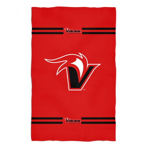 Hawaii Hilo Vulcans Vive La Fete Game Day Absorvent Premium Red Beach Bath Towel 51 x 32" Logo and Stripes" - Vive La Fête - Online Apparel Store