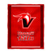 Hawaii Hilo Vulcans Vive La Fete Kids Game Day Red Plush Soft Minky Blanket 36 x 48 Mascot