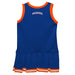 HCU Houston Christian Huskies Vive La Fete Game Day Blue Sleeveless Youth Cheerleader Dress - Vive La Fête - Online Apparel Store