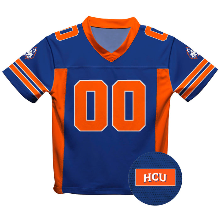 HCU Houston Christian Huskies Vive La Fete Game Day Blue Boys Fashion Football T-Shirt - Vive La Fête - Online Apparel Store