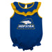 Hofstra Pride Blue Sleeveless Ruffle Onesie Logo Bodysuit