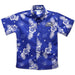 Hofstra University Pride Royal Hawaiian Short Sleeve Button Down Shirt