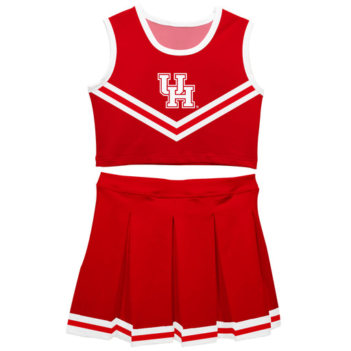 University of Houston Cougars Vive La Fete Game Day Red Sleeveless Cheerleader Set