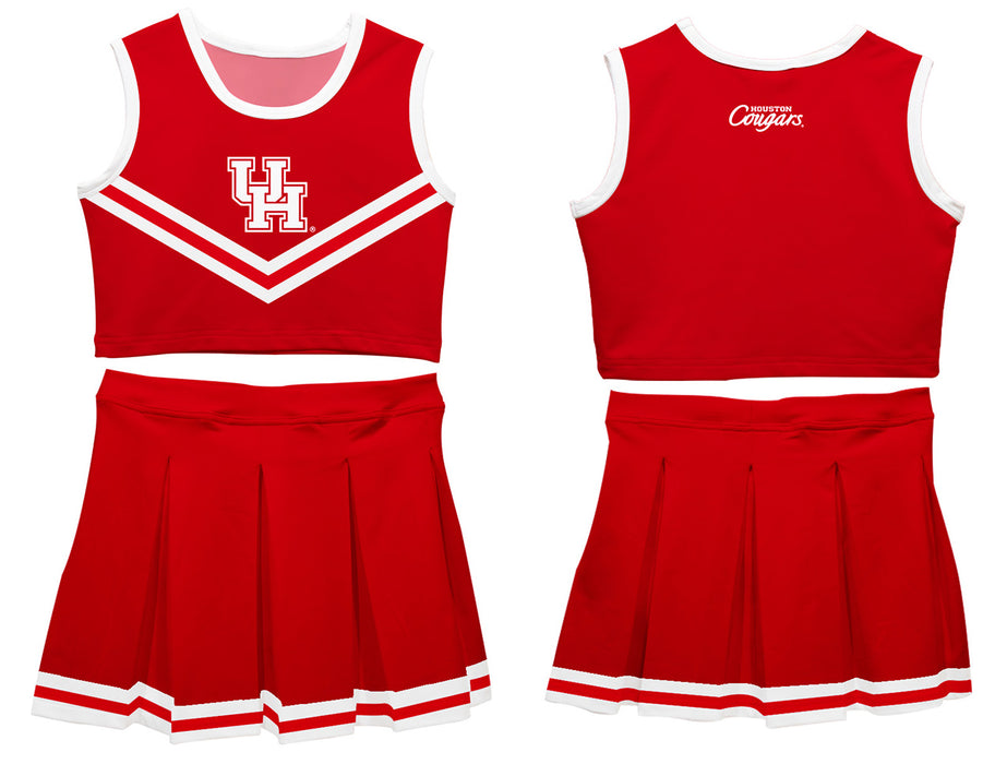 University of Houston Cougars Vive La Fete Game Day Red Sleeveless Cheerleader Set - Vive La Fête - Online Apparel Store