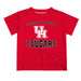 Houston Cougars Vive La Fete Boys Game Day V3 Red Short Sleeve Tee Shirt