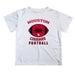 Houston Cougars Vive La Fete Football V2 White Short Sleeve Tee Shirt