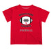 Houston Cougars Vive La Fete Football V2 Red Short Sleeve Tee Shirt