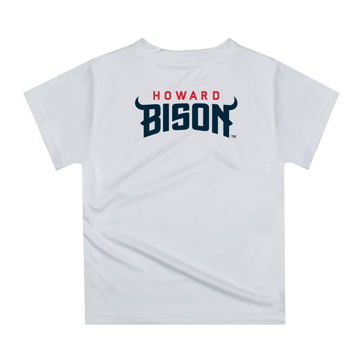 Howard University Bison Original Dripping Football Helmet White T-Shirt by Vive La Fete - Vive La Fête - Online Apparel Store