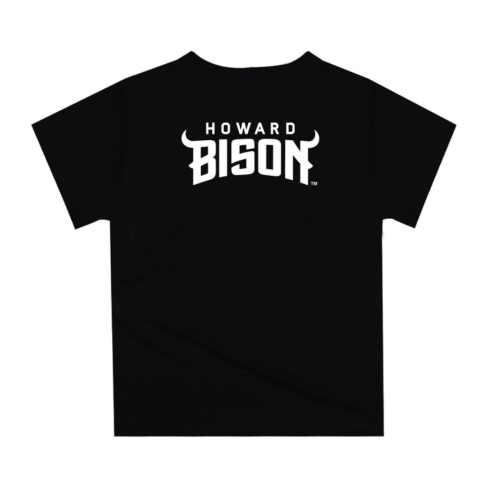Howard University Bison Original Dripping Football Helmet Black T-Shirt by Vive La Fete - Vive La Fête - Online Apparel Store