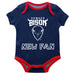 Howard University Bison Vive La Fete Infant Game Day Navy Short Sleeve Onesie New Fan Logo and Mascot Bodysuit - Vive La Fête - Online Apparel Store