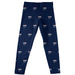 Howard University Bison Vive La Fete Girls Game Day All Over Logo Elastic Waist Classic Play Navy Leggings Tights - Vive La Fête - Online Apparel Store