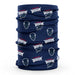Howard University Bison Vive La Fete All Over Logo Game Day  Collegiate Face Cover Soft 4-Way Stretch Neck Gaiter - Vive La Fête - Online Apparel Store