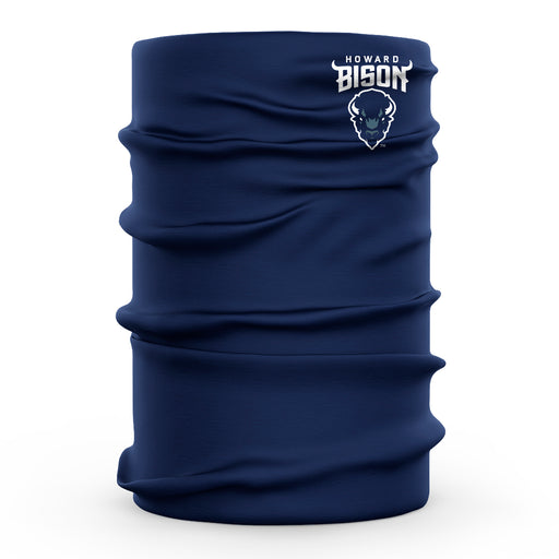 Howard University Bison Vive La Fete Navy Game Day Collegiate Logo Face Cover Soft  Four Way Stretch Neck Gaiter - Vive La Fête - Online Apparel Store