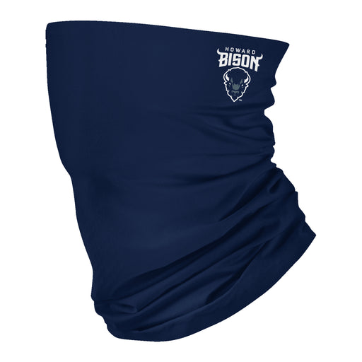 Howard University Bison Vive La Fete Navy Game Day Collegiate Logo Face Cover Soft  Four Way Stretch Neck Gaiter - Vive La Fête - Online Apparel Store